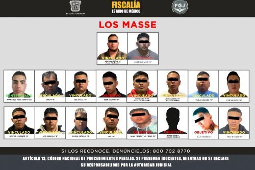 Cae líder y 13 integrantes de banda ladrona de autos "Los Masse"